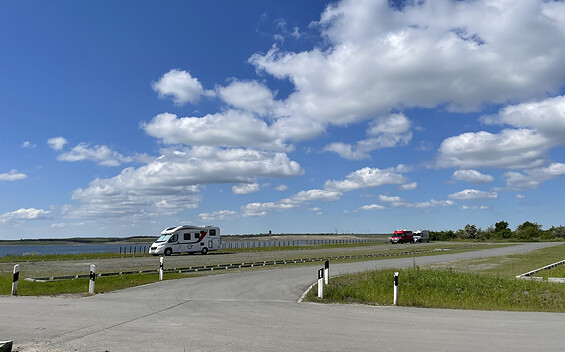 Strandparkplatz Großräschen, Foto: Cornelia Wobar