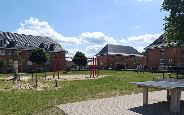 Spielplatz Paulussiedlung, Foto: Amt Mecklenburgische Kleinseenplatte