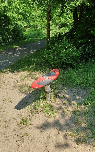 Spielweg Herrensteig, Foto: Amt Mecklenburgische Kleinseenplatte