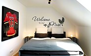 Schlafbereich, Ferienwohnung 2, Foto: U. Haselbauer, Lizenz: Tourismusverband Lausitzer Seenland e.V.