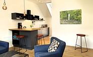 View of the kitchenette, vacation apartment 2, Foto: U. Haselbauer, Lizenz: Tourismusverband Lausitzer Seenland e.V.