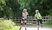 Mädchen auf dem Fläming-Skate, Foto: Yorck Maecke, Lizenz: TMB