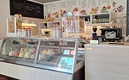 Ice cream counter, Foto: Beate Kroll, Lizenz: Touristinformation Senftenberg