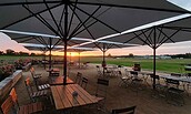 Biergarten, Foto: Flugplatz Bienenfarm GmbH, Lizenz: Flugplatz Bienenfarm GmbH