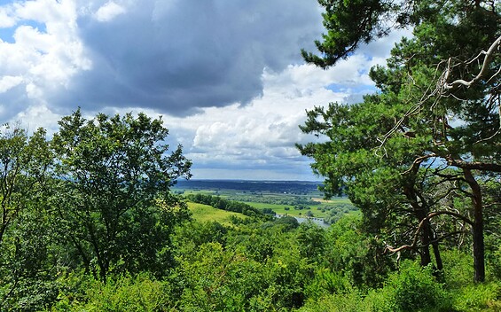 Aussicht von Gedenkhöhe auf die Oder, Foto: NaturFreunde Oberbarnim-Oderland, Foto: Bernd Müller , Lizenz: Bernd Müller