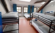 Hostel Guben, Zimmeransicht, Foto: MuT Guben, Foto: Kerstin Geilich, Lizenz: Mut