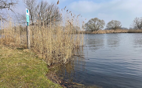 Kanurastplatz Göttlin-Powerlanke, Foto: Claudia Hesse, Lizenz: Naturpark Westhavelland