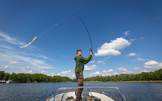 Kleiner Müllroser lake, fishing, Foto: Florian Läufer