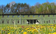 Eingangsgebäude Kopfbau zur Bunkeranlage Fuchsbau, Foto: Matthias Beyer, Lizenz: Bunkermuseum Fuchsbau Dr. Schmidt