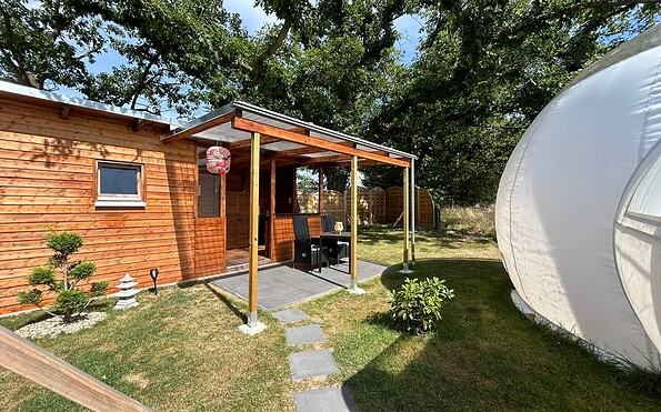 Bubble Tent by Reindahls-area outside, Foto: Sarah Schmidt-Reindahl