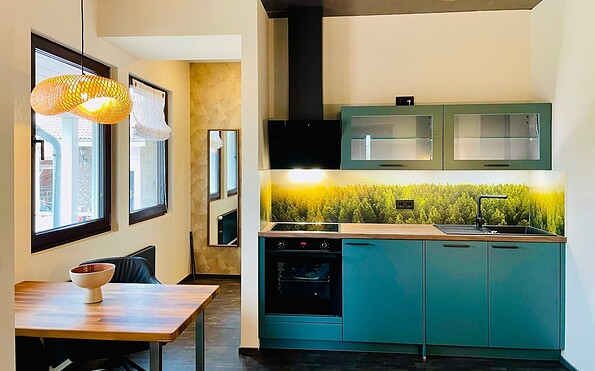 Hotel Reindahls-Deluxe Apartment-kitchen, Foto: Sarah Schmidt-Reindahl