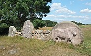 boulder and field stone park Henzendorf, Foto: Gabriele Werner