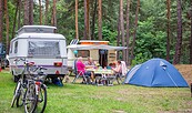 Wohnmobilstellplatz Schervenzsee, Foto: Florian Läufer, Lizenz: Seenland Oder-Spree