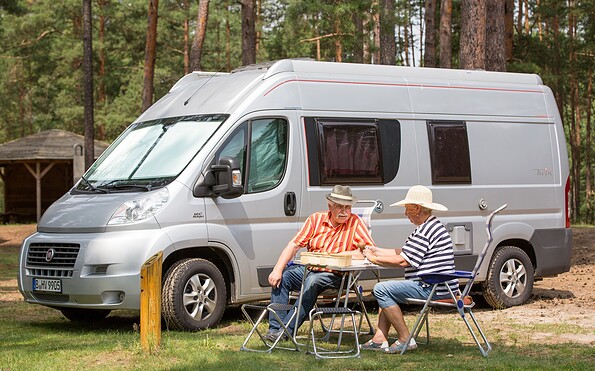 Camper site "Schlaubetal Camping Schervenzsee", Foto: Florian Läufer, Lizenz: Seenland Oder-Spree