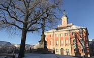 Historisches Rathaus Templin im Winter, Foto: Anet Hoppe