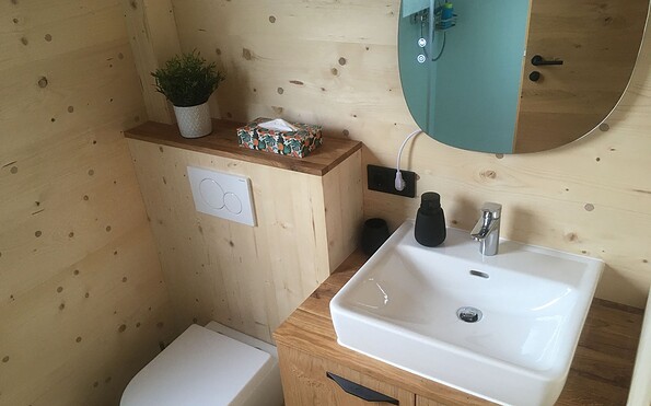 Bad, Foto: Ferienhaus MACKS am Bergheider See, Lizenz: Ferienhaus MACKS am Bergheider See