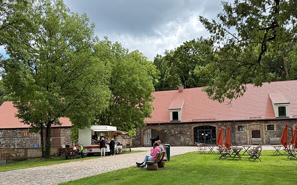 Foodtruck Kochkommode Kloster Chorin, Foto: Silke Röder, Lizenz: Silke Röder