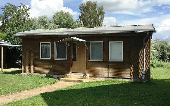 Bungalow am Seesportclub Schwedt e.V. Außenansicht, Foto: Ronald Schrader