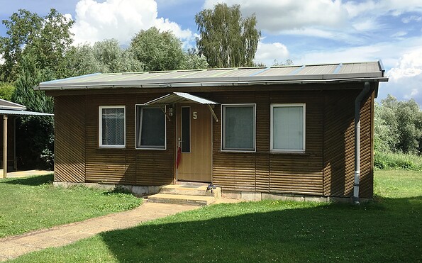 Bungalow am Seesportclub Schwedt e.V. Außenansicht, Foto: Ronald Schrader