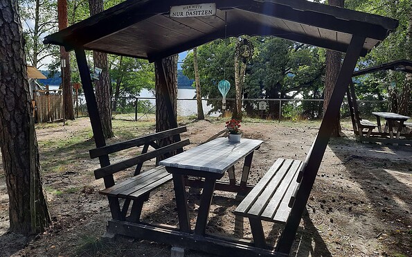 Campingplatz Müllrose - Sitzraufe, Foto: Annekatrin Schwaeger, Lizenz: Seenland Oder-Spree