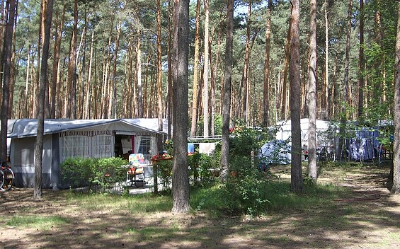 Wohnmobilstellplatz im Grünen, Foto: René Jahn, Lizenz: Campingplatz D66 - Am Schmöldesee
