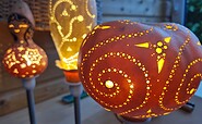 Lampen aus Kalebassen, Foto: Silvia Seidel, Lizenz: Silvia Seidel