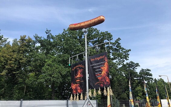 Markenzeichen Imbiss Schmackofatz, Foto: Gregor Kockert, Lizenz: Tourismusverband Lausitzer Seenland e.V.