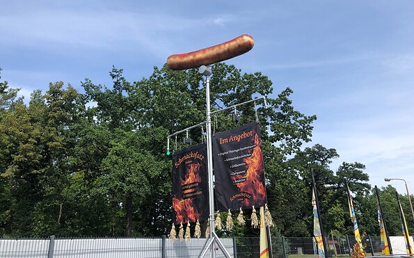 Markenzeichen Imbiss Schmackofatz, Foto: Gregor Kockert, Lizenz: Tourismusverband Lausitzer Seenland e.V.
