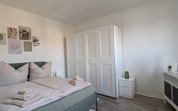 Schlafzimmer, Foto: Alexander Neumann, Lizenz: GeWoBa Spremberg