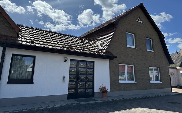 Außenansicht Zimmervermietung Gorkow, Foto: Alena Lampe, Lizenz: tmu GmbH