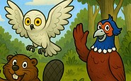 Herr Fabian und seine tierischen Freunde, Foto: Blaue Dächer Digitalwerkstatt, Lizenz: Tourismusverband Dahme-Seenland e.V.