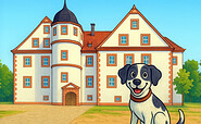 Jule am Schloss Königs Wusterhausen, Foto: Blaue Dächer Digitalwerkstatt, Lizenz: Tourismusverband Dahme-Seenland e.V.