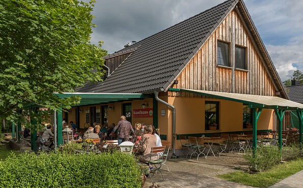 Gasthaus im Barfusspark Burg, Foto: Peter Becker, Lizenz: Amt Burg (Spreewald)