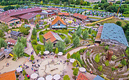 Karls Erlebnis-Dorf in Elstal von oben, Foto: Karls Erlebnis-Dorf, Lizenz: Karls Markt OHG