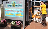 Fahrradwaschanlage , Foto: R.Schmidt