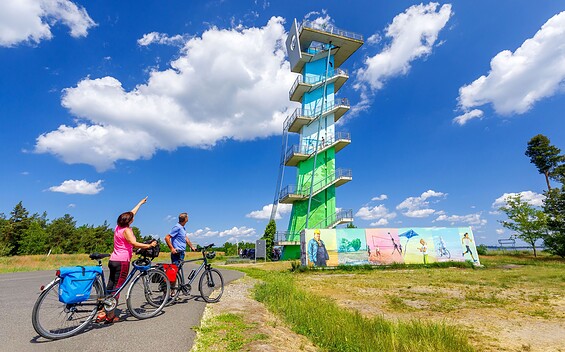 Aussichtsturm am Cottbuser Ostsee, Foto: Andreas Franke, Lizenz: CMT Cottbus