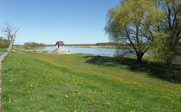 Am Pegelhäuschen Ratzdorf, Foto: Tourismus-Information Neuzelle