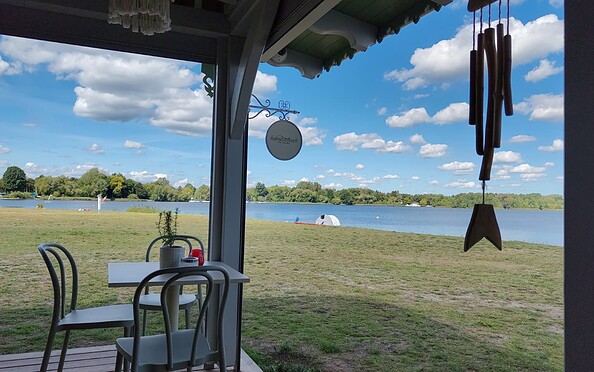 View from the terrace, Foto: Dana Kersten, Lizenz: Tourismusverband Lausitzer Seenland, Touristinformation Senftenberg