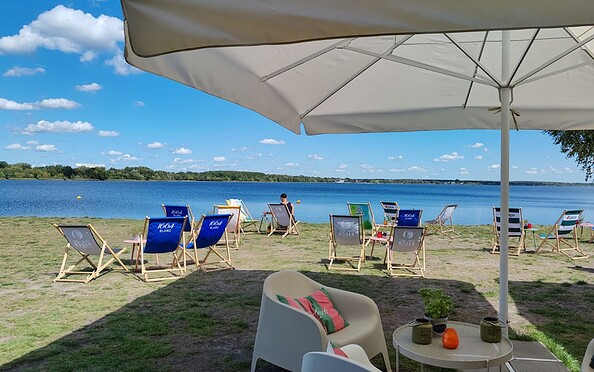 View from the terrace, Foto: Dana Kersten, Lizenz: Tourismusverband Lausitzer Seenland, Touristinformation Senftenberg