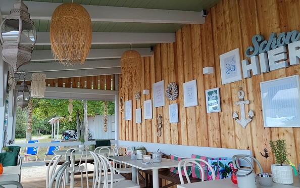 Terrace, Foto: Dana Kersten, Lizenz: Tourismusverband Lausitzer Seenland, Touristinformation Senftenberg