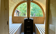 Floating sauna, Foto: Finja Winkler, Lizenz: Barfusspark Burg