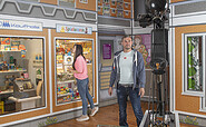 Paar in der Ausstellung in Schloss und Festung Senftenberg, Foto: Nada Quenzel, Lizenz: Tourismusverband Lausitzer Seenland e.V.