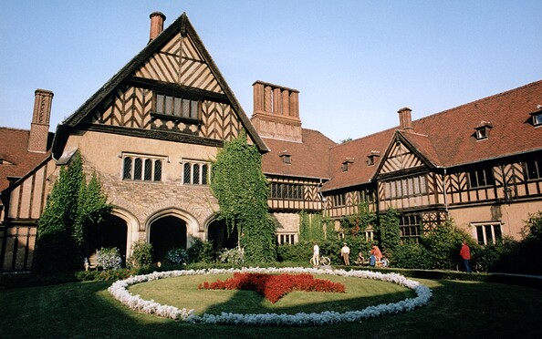 Potsdam Schloss Cecilienhof - Innenhof, Foto: Boettcher, Lizenz: TMB-Fotoarchiv