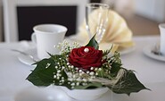 Gedeckter Tisch im Aparthotel zum Löwen