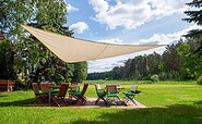 Terrasse mit Sonnensegel, Foto: Martin Dauth