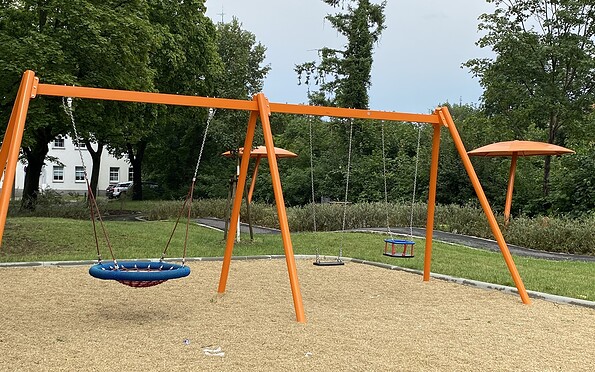 Spielplatz mit Schaukeln, Foto: Stadt Forst (Lausitz), Lizenz: Stadt Forst (Lausitz)