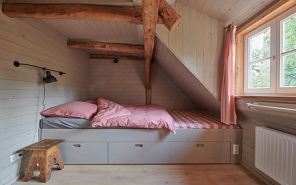 Schlafzimmer, Foto: Benno Cray, Lizenz: Tourismusverband Prignitz e.V.