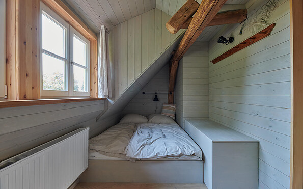 Schlafzimmer, Foto: Benno Cray, Lizenz: Tourismusverband Prignitz e.V.