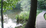Der Mönchseesteig am Mönchsee, Foto: R. Riebschläger, Lizenz: Touristeninformation Birkenwerder