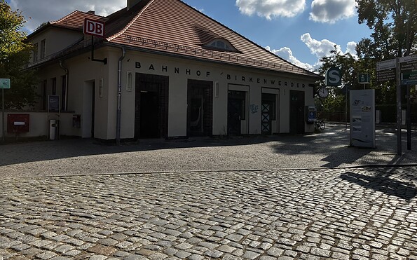 Starting point: Birkenwerder railway station, Foto: Jörg Bartz, Lizenz: TV_Brandenburgische Seenplatte